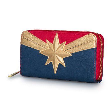 Loungefly Captain Marvel Zip Around Wallet