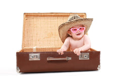 Travelling with a baby, newborn travel tips, advice for travelling with a baby, baby travel packing list, packing list for baby holiday, what to pack for baby