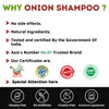 Best Onion Shampoo, Stop Falling of Hair, Controls Dandruff, Healthy Hair, Nourishment of Your Hair, 200 ml