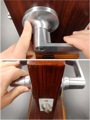 Engraved lock/unlock for Intruder Lock