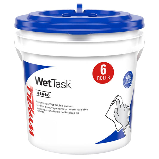 WypAll® Power Clean WetTask Wipers for Solvent, 12" x 6", 570 wipes, 06001