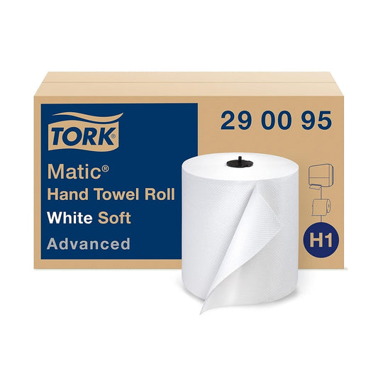 Tork® Advanced Soft Matic® Hand Towel Roll, 1-Ply, White, 290095