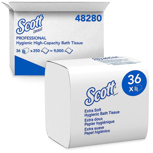 Kleenex® Hygienic Bathroom Tissue, 100% Recycled Fiber, W 4.5 x L 8.3, 48280