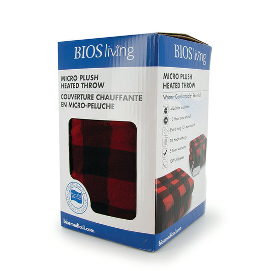 Buffalo Plaid Electric Throw