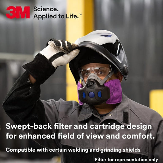 3M™ SECURE CLICK™ PARTICULATE FILTER WITH NUISANCE LEVEL ORGANIC VAPOUR RELIEF - D3097