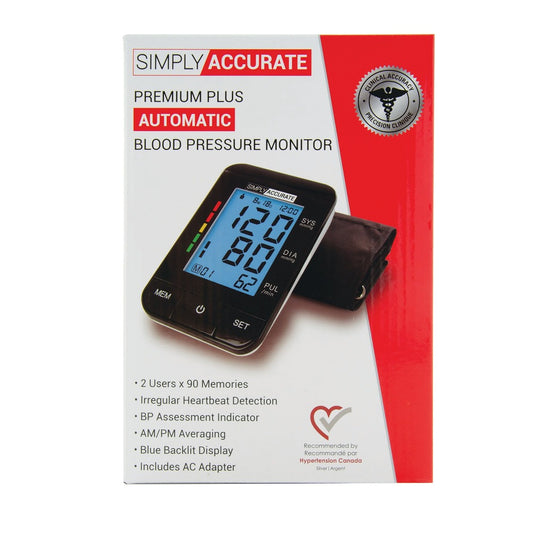 Simply Accurate Premium Plus Automatic Blood Pressure Monitor