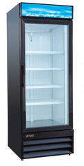 BDRFS-1D/B Glass Showcase Refrigerator Black 1 Door