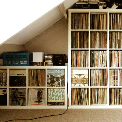 IKEA KALLAX record storage unit