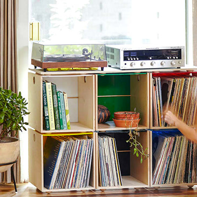 Stylish record storage