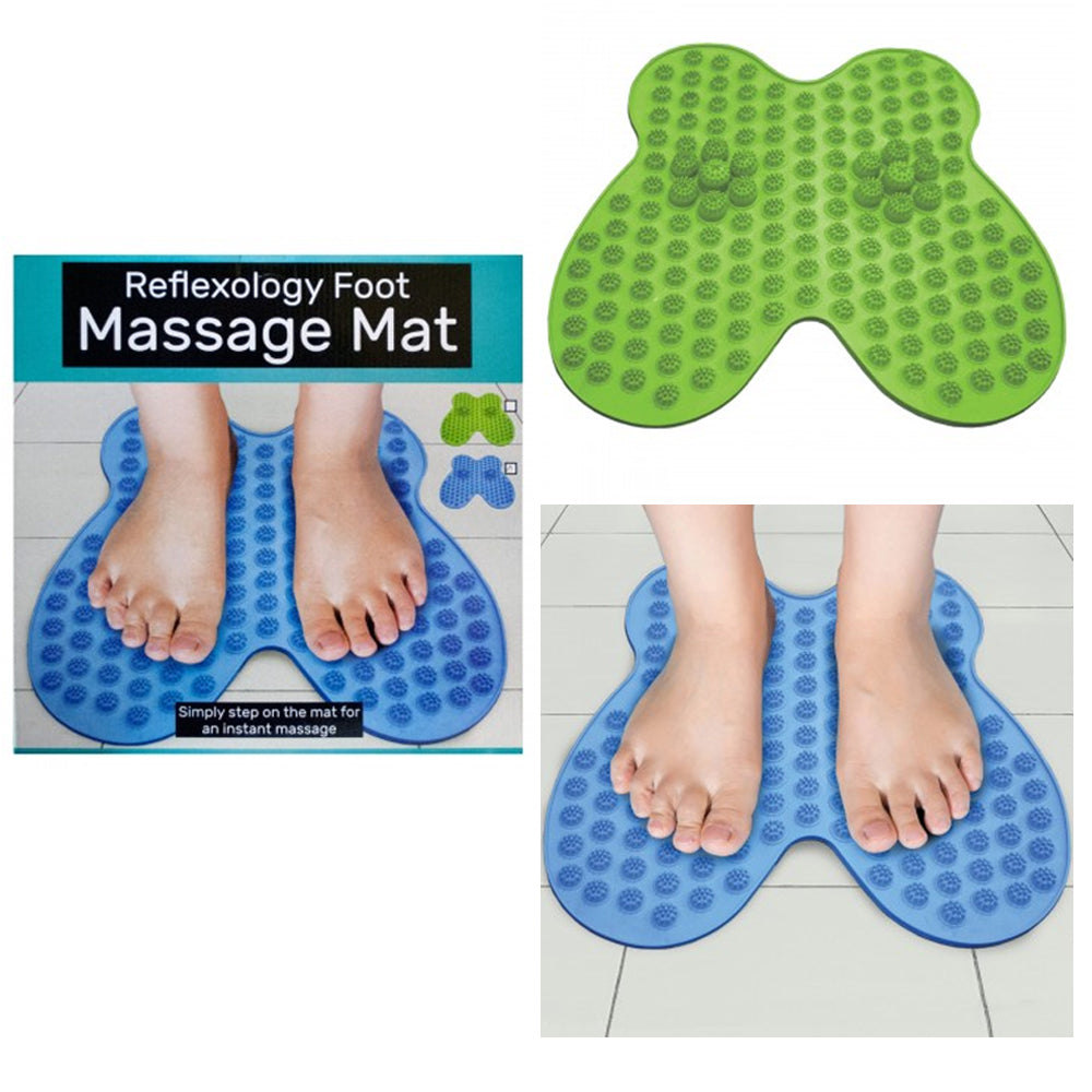 1 Reflexology Foot Massage Mat Pad Feet Massager Sole Scrub