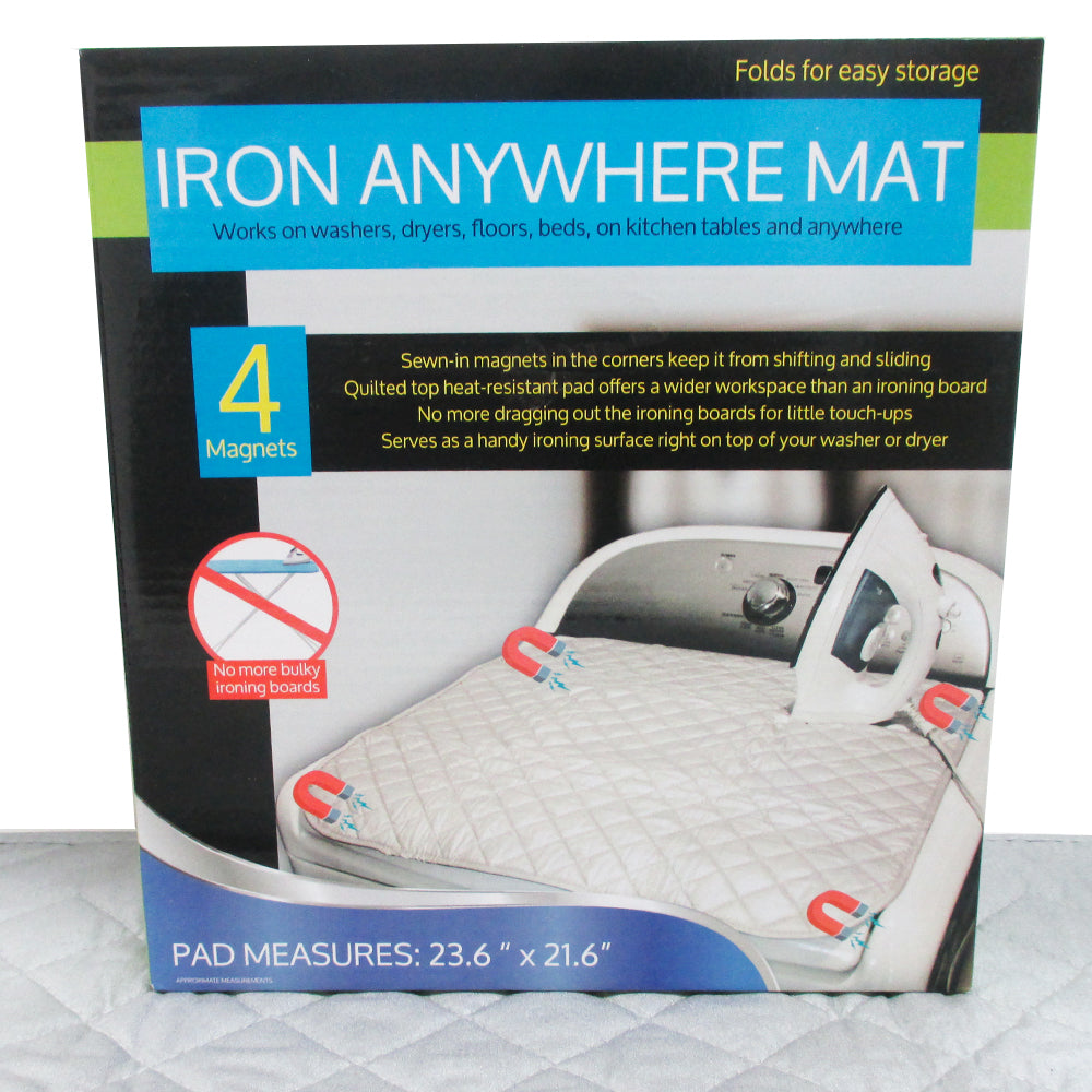 Iron Anywhere Ironing Mat Portable Foldable Magnetic Corner Cover