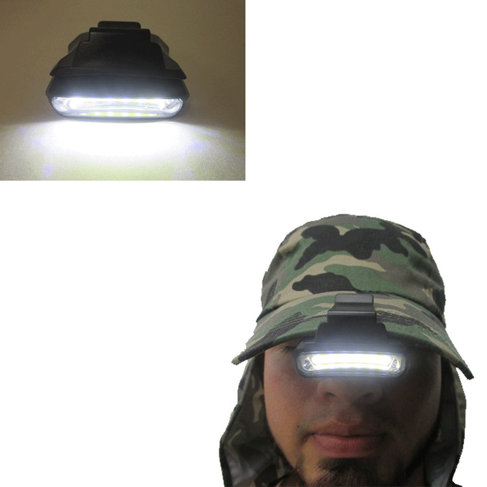 led clip on cap light