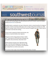 Southwest Journal about local designer Elizabeth Geisler