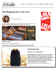 L'etoile article about women's apparel featuring Cocoon
