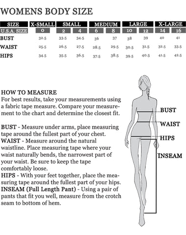 Sizing guide for Cocoon by Elizabeth Geisler