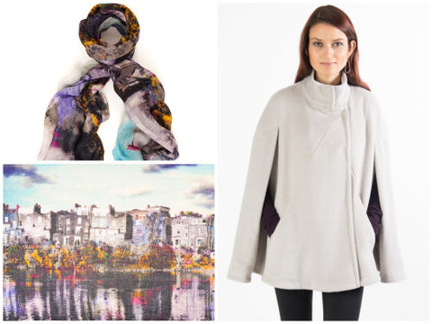 Scarf season in fashion.  Wear scarves with designs by Cocoon.