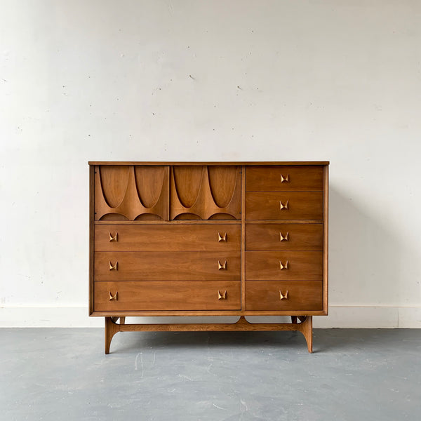 Mid Century Modern Broyhill Brasilia Magna Highboy Dresser