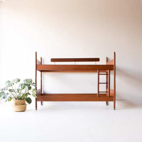 mid century modern bunk bed