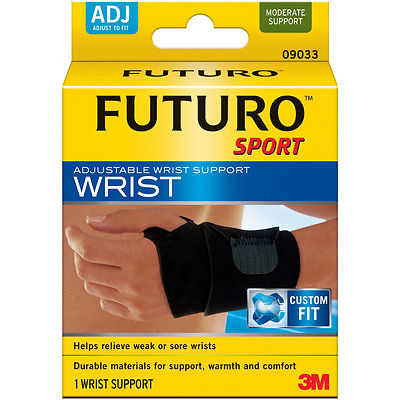Genuine 3M Futuro Sport Adjustable Wrist Support *Left and Right Wrist Use *New
