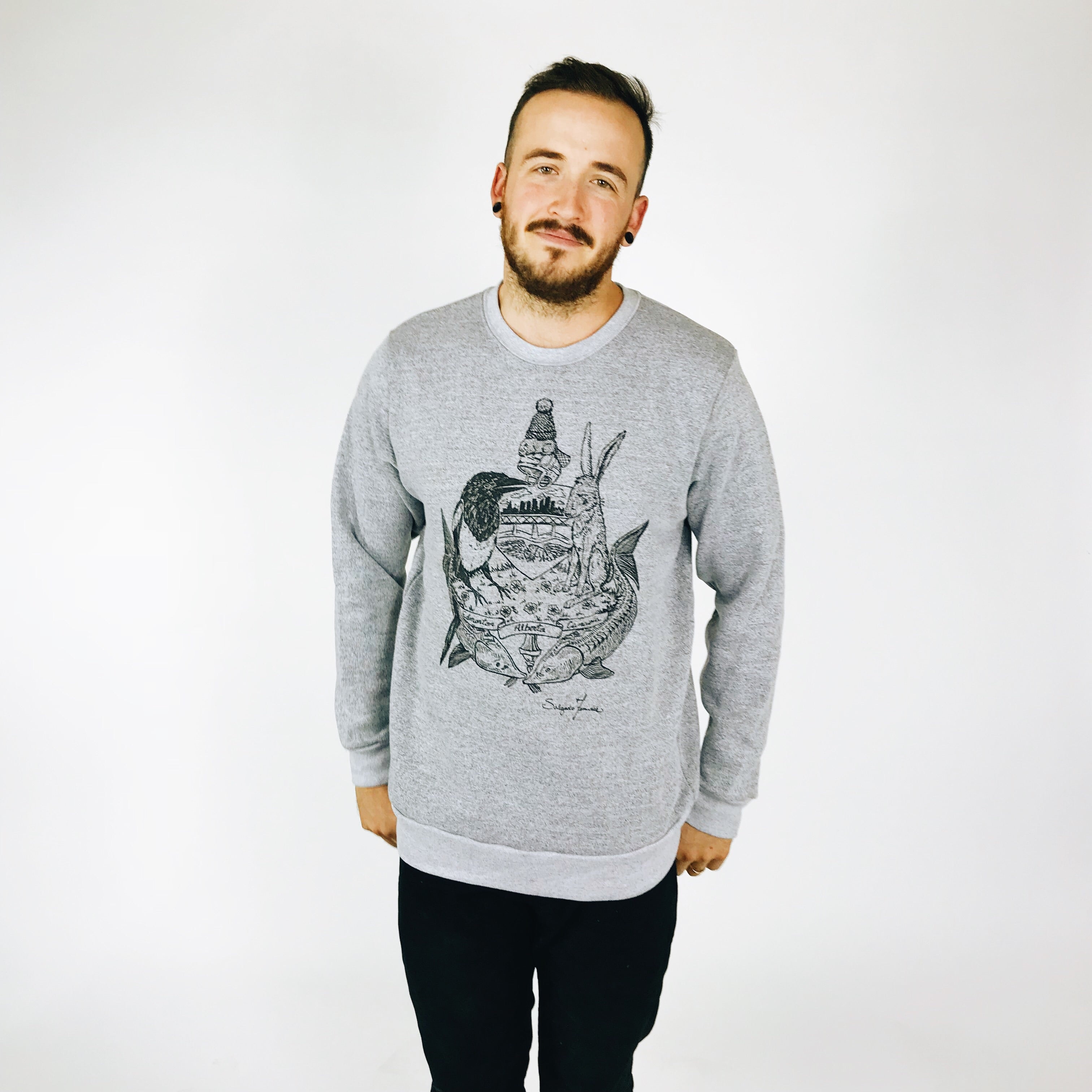 Unisex Sweatshirt - Edmonton Crest