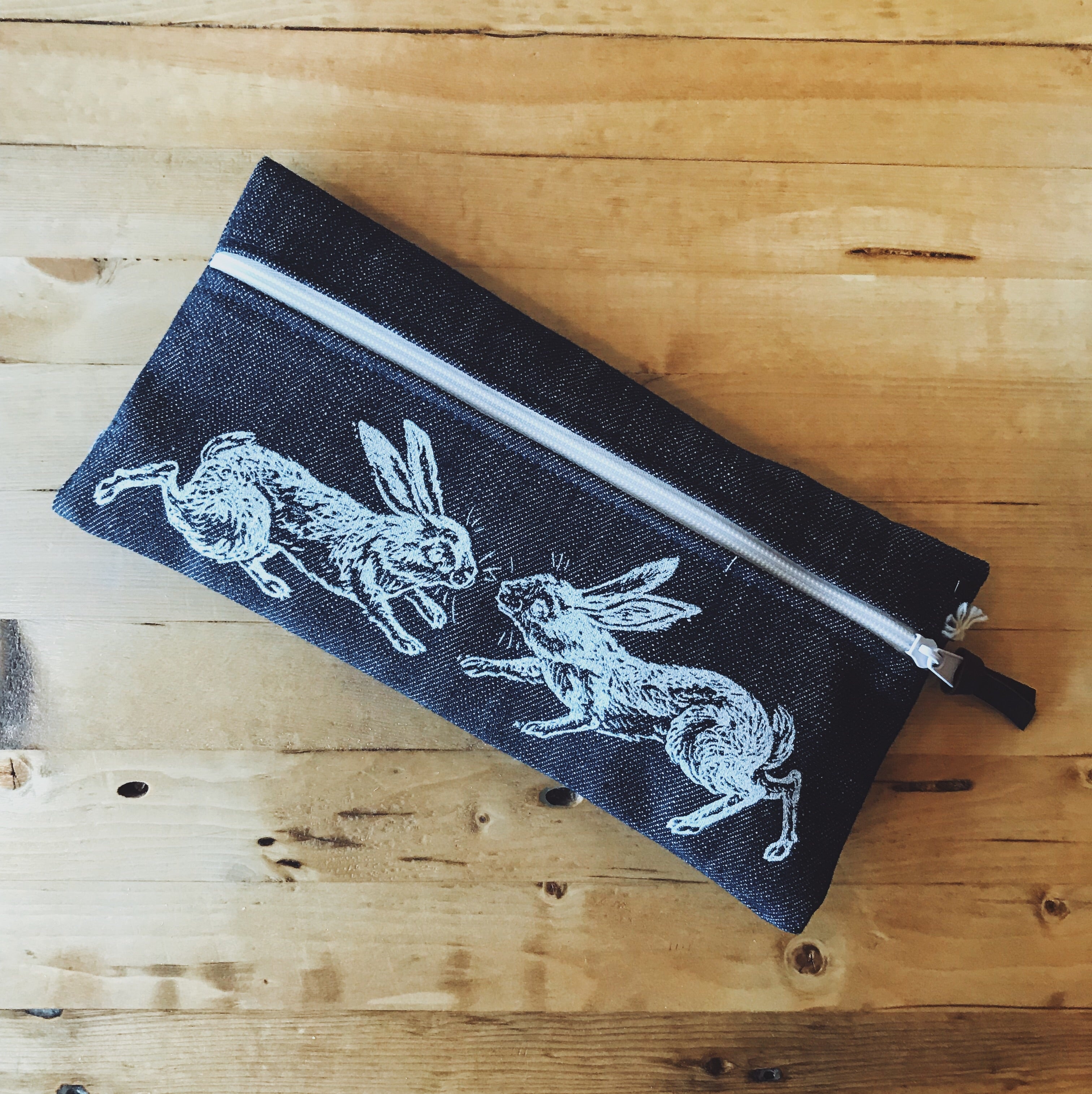 Medium Pencil Case - Rabbit Dance