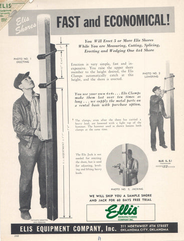 Elis Equipment Company Flyer Elis Shore Clamp | Ellis Manufacturing Co