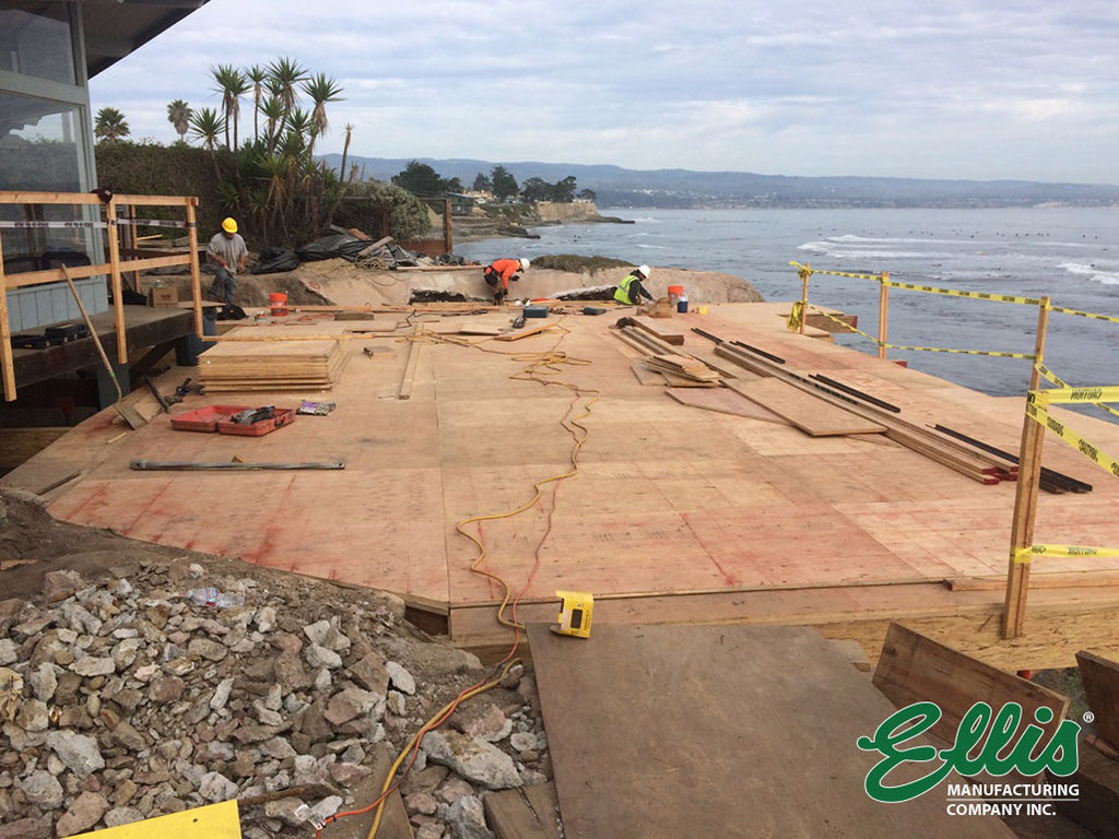 Surface of Work and Access Platform for Cofferdam and Seawall Tieback - Ellis MFG