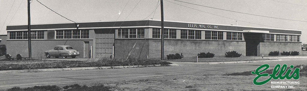 Ellis Manufacturing Co. original building after construction in 1956