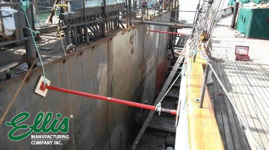 Stabilizing Ship In Dry Dock With Ellis Steel Shores