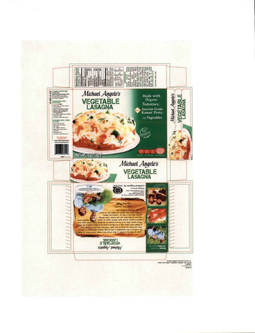 Michael Angelo's Vegetable Lasagna recall