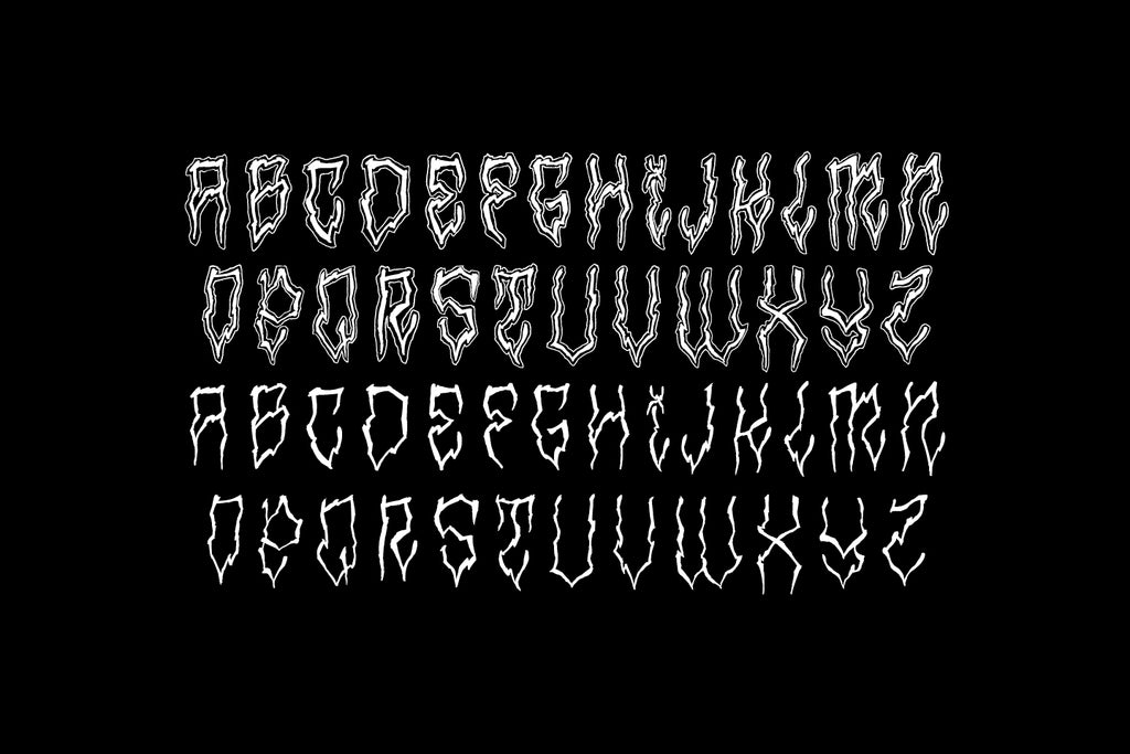 Ghoulie Tattoo Script by Out of Step Font Company