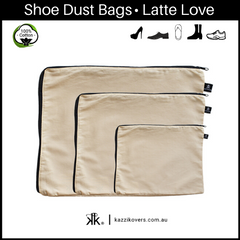 Latte Love | 100% Cotton Shoe Bags