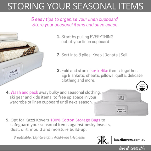 Storing your seasonal items