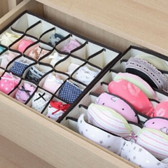 Underwear hosiery drawer divider