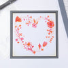 Sizzix Layered Stencils 4PK - Heart Wreath