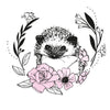 Layered Clear Stamps Set 9PK - Floral Hedgehog by Olivia Rose