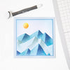 Layered Stencils 4PK - Mountain Scene