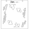 Sizzix Layered Stencils 4PK – Botanical Border by Jennifer Ogborn