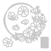 Sizzix Thinlits Die Set 7PK – Floral Round by Lisa Jones
