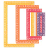 Sizzix Framelits Die Set 9PK  -  Fanciful Framelits, Renee Deco Rectangles by Stacey Park