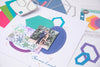 Sizzix Framelits Die Set 10PK  -  Fanciful Framelits, Belinda Stitched Hexagons by Stacey Park