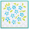 Sizzix Layered Stencil 4PK - Watercolour Flowers & Lattice by Eileen Hull