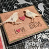 Sizzix Thinlits Die Set 8PK – Vault Lovebirds by Tim Holtz