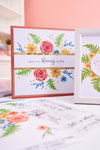 Sizzix Layered Clear Stamps Set 20PK - Painted Florals by Sizzix