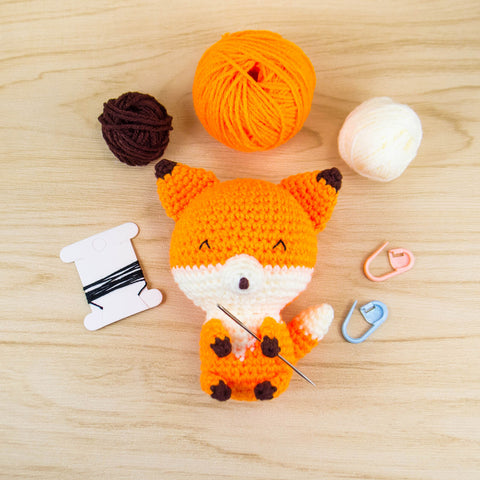 Kito the Fox Amigurumi Kit