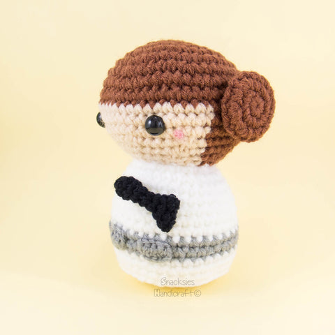 Princess Leia Amigurumi Side View