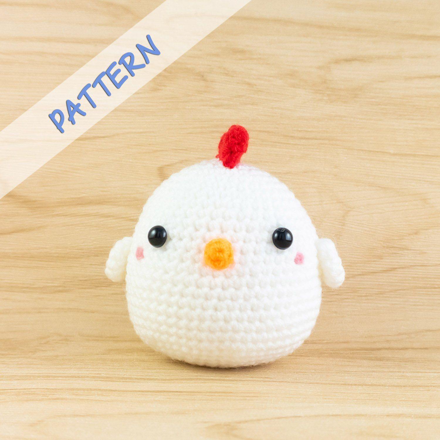 Crochet Chicken Pattern - Free Easy Make - off the hook for you