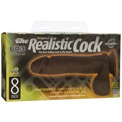 Doc Johnson The Realistic Cock UR3 8 Inch Realistic Dildo