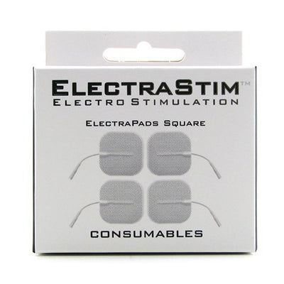 ElectraStim Electro Sex Toy- 4 x Square Self Adhesive Pads - 5cm x 5cm