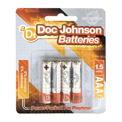 Doc Johnson AAA Batteries - 4 Pack